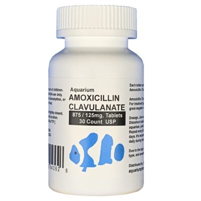 Aquarium Amoxicillin/Clavulanate 875mg./125mg. 30 count – aquarium pharmacy